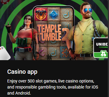 Join Unibet to get welcome bonus